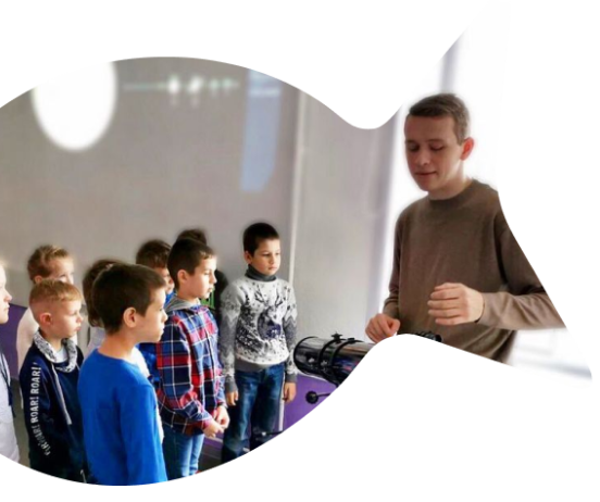 Children enjoying summer camp activities