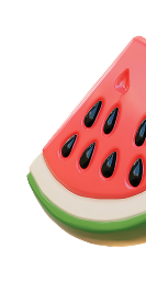 Decorative watermelon